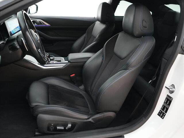 BMW 4-SERIE Coupé M440i 374pk xDrive High Executive |M-sport|Laser LED|memory|head up|Apple Carplay|blind spot|360 camera|adaptive cruise control|19" lichtmetalen velgen|