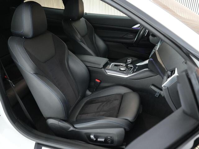 BMW 4-SERIE Coupé M440i 374pk xDrive High Executive |M-sport|Laser LED|memory|head up|Apple Carplay|blind spot|360 camera|adaptive cruise control|19" lichtmetalen velgen|