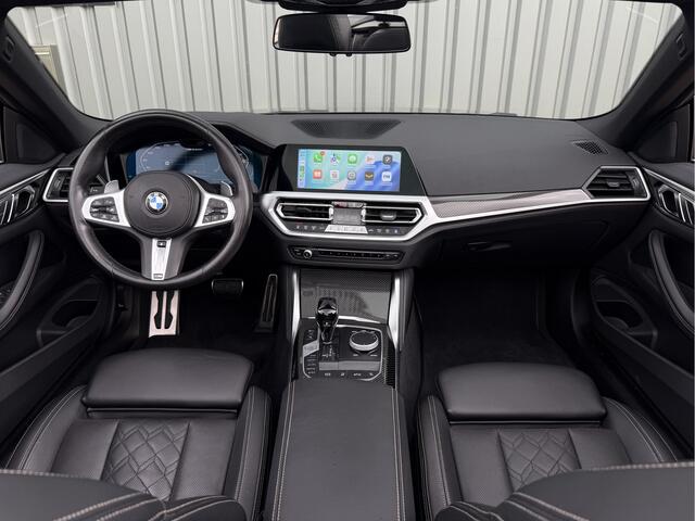 BMW 4-SERIE Cabrio M440i xDrive Individual l Laser l Head-Up l Stoelkoeling l Nekverwarming l Top View
