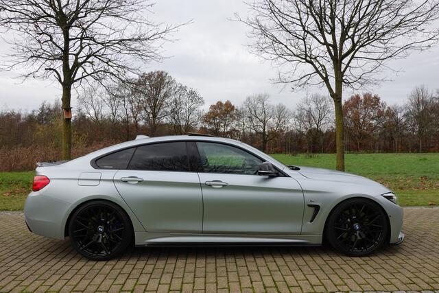 BMW 4-SERIE Gran Coupé 440i High Executive Edition M-sport | Concaver | BTW | Head Up | Stoelverwarming | Schuif-kantel | Leder | Remus | Keyless |