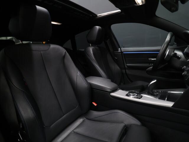 BMW 4-SERIE Gran Coupé 420i M Sport [SCHUIFKANTELDAK, CRUISE, STOELVERWARMING, HEAD UP, CAMERA, PDC V+A, ELEKTRISCHE ACHTERKLEP, BLUETOOTH, DUAL ZONE CLIMATE, VOL LEDER, NAVIGATIE, NIEUWSTAAT]
