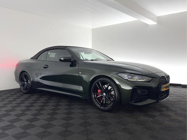 BMW 4-SERIE Cabrio M440i xDrive High Executive (INCL-BTW) *HEAD-UP | LEATHER | LASER-LED | MEMORY-PACK | DIGI-COCKPIT | KEYLESS | HIFI-SOUND | SHIFTPADDLES | CAMERA | DAB | NAVI-FULLMAP | AMBIENT-LIGHT | TOWBAR | 19''ALU*