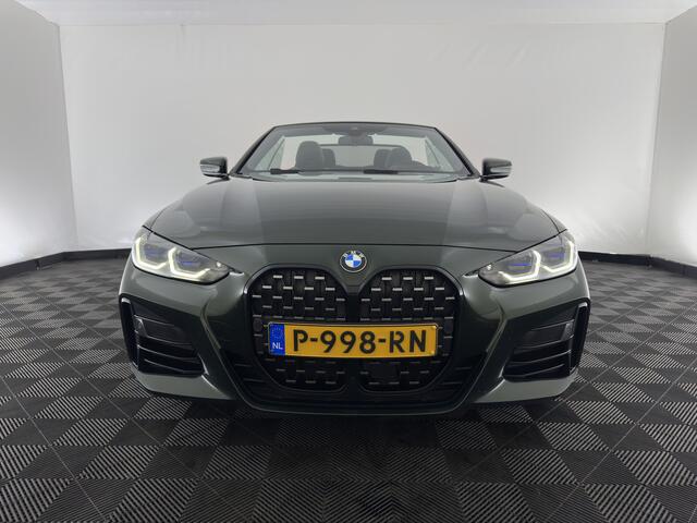 BMW 4-SERIE Cabrio M440i xDrive High Executive (INCL-BTW) *HEAD-UP | LEATHER | LASER-LED | MEMORY-PACK | DIGI-COCKPIT | KEYLESS | HIFI-SOUND | SHIFTPADDLES | CAMERA | DAB | NAVI-FULLMAP | AMBIENT-LIGHT | TOWBAR | 19''ALU*