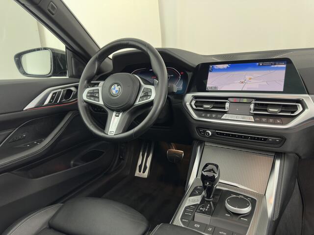 BMW 4-SERIE Cabrio M440i xDrive High Executive (INCL-BTW) *HEAD-UP | LEATHER | LASER-LED | MEMORY-PACK | DIGI-COCKPIT | KEYLESS | HIFI-SOUND | SHIFTPADDLES | CAMERA | DAB | NAVI-FULLMAP | AMBIENT-LIGHT | TOWBAR | 19''ALU*