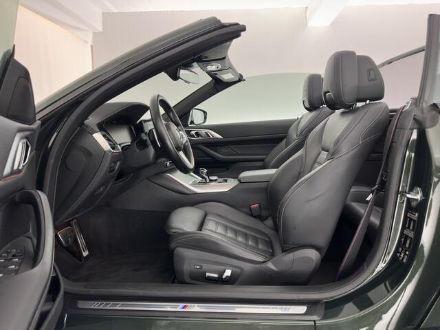BMW 4-SERIE Cabrio M440i xDrive High Executive (INCL-BTW) *HEAD-UP | LEATHER | LASER-LED | MEMORY-PACK | DIGI-COCKPIT | KEYLESS | HIFI-SOUND | SHIFTPADDLES | CAMERA | DAB | NAVI-FULLMAP | AMBIENT-LIGHT | TOWBAR | 19''ALU*