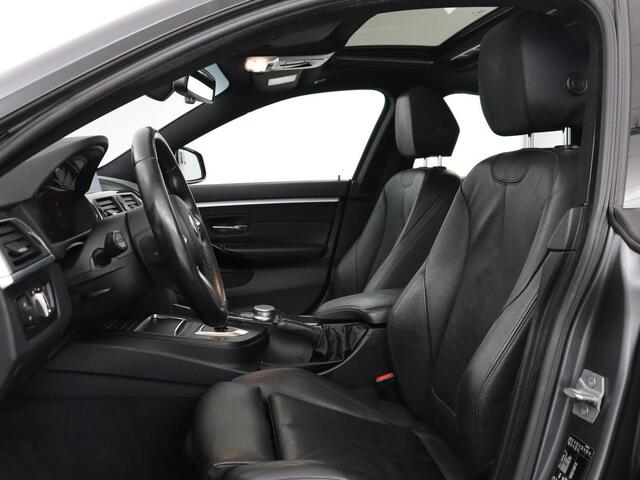 BMW 4-SERIE Gran Coupé 418i High Executive | Schuifdak | Trekhaak | Climate control | Navigatie | Camera | Cruise control | Buetooth | DAB+ | Ambianceverlichting