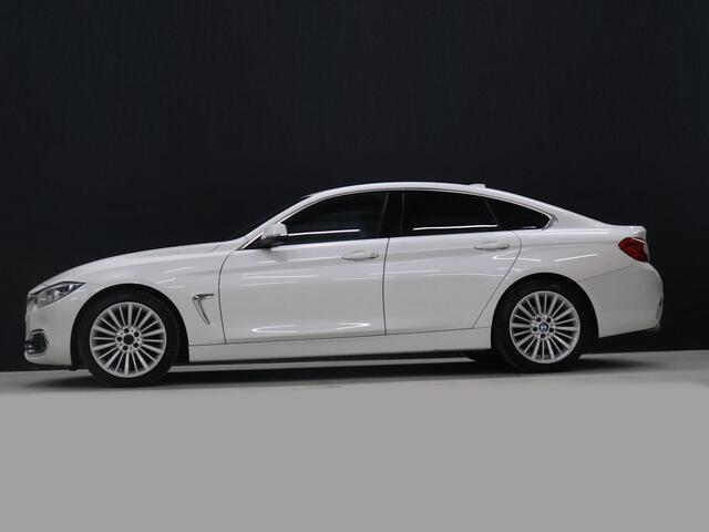 BMW 4-SERIE Gran Coupé 418i High Executive [GROOT NAVIGATIE, STOELVERWARMING, VOL LEDER, CRUISE CONTROL, LED, BLUETOOOTH, DIGITAL DASH, ELEKTRISCHE ACHTERKLEP, NIEUWSTAAT]