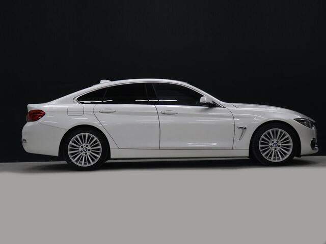 BMW 4-SERIE Gran Coupé 418i High Executive [GROOT NAVIGATIE, STOELVERWARMING, VOL LEDER, CRUISE CONTROL, LED, BLUETOOOTH, DIGITAL DASH, ELEKTRISCHE ACHTERKLEP, NIEUWSTAAT]