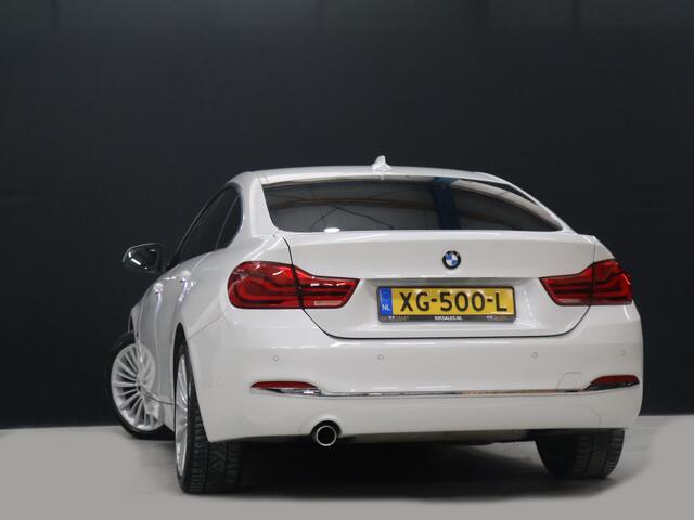 BMW 4-SERIE Gran Coupé 418i High Executive [GROOT NAVIGATIE, STOELVERWARMING, VOL LEDER, CRUISE CONTROL, LED, BLUETOOOTH, DIGITAL DASH, ELEKTRISCHE ACHTERKLEP, NIEUWSTAAT]