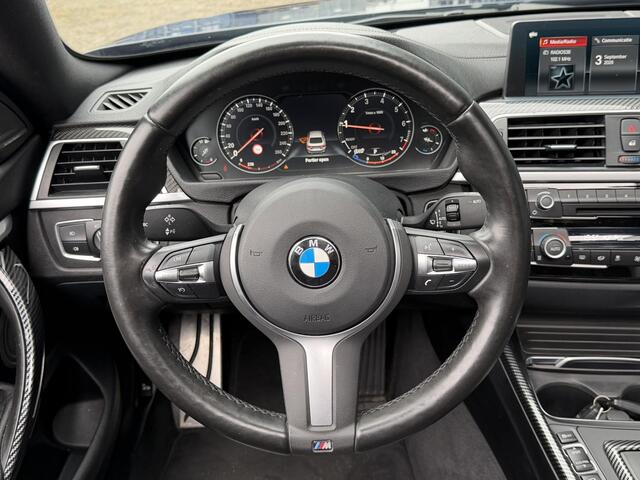 BMW 4-SERIE Gran Coupé 418i Executive Edition 19"/Leder + memory/Schuif-kanteldak/Harman Kardon/Head-up/Stoel + stuurverwarming/360 camera/Trekhaak