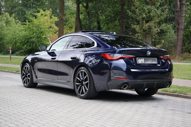 BMW 4-SERIE Gran Coupé 420i High Executive M-Sport | Pano | H&K | Drive ass Pro | 360 | Memory | Trekhaak | 19" | Leder | Alarm kl.3 | Etc.