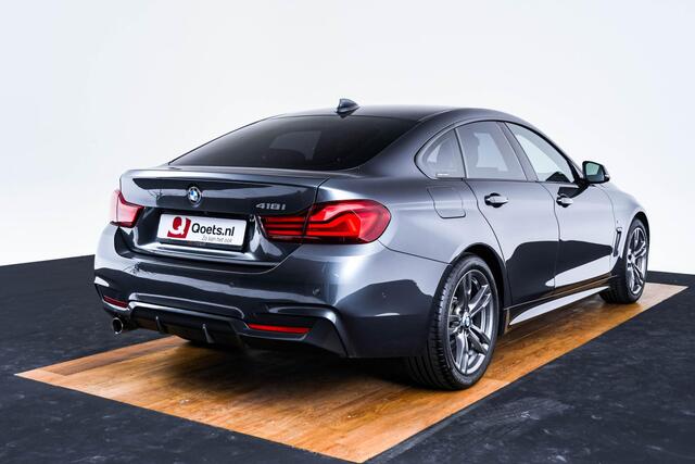 BMW 4-SERIE Gran Coupé 418i M Sport Achteruitrijcamera - Cruise control - Sportstoelen - Elektrisch verwarmde voorstoelen - HiFi System - Navigatiesysteem Professional - PDC voor/achter -