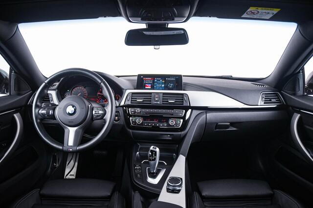 BMW 4-SERIE Gran Coupé 418i M Sport Achteruitrijcamera - Cruise control - Sportstoelen - Elektrisch verwarmde voorstoelen - HiFi System - Navigatiesysteem Professional - PDC voor/achter -