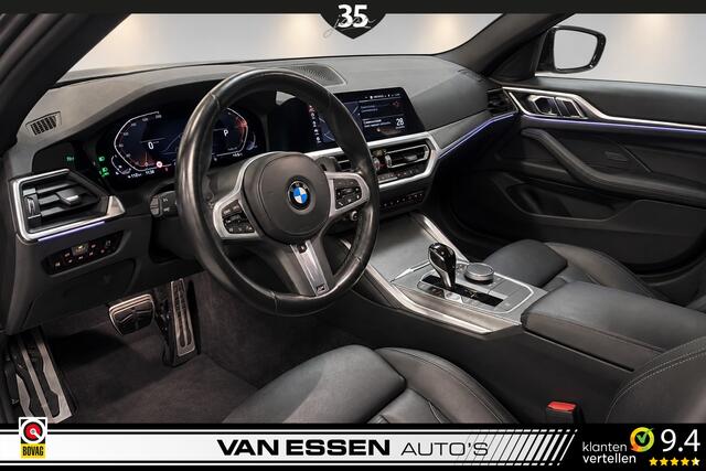 BMW 4-SERIE Gran Coupé 430i M-Sport | PANO | LEDER | CAMERA | HEAD-UP | LASER | STUUR/ STOELVERW! | NL-AUTO!