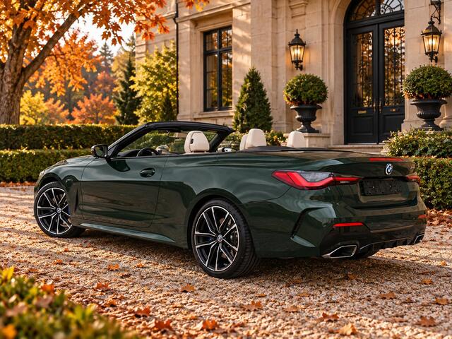BMW 4-SERIE Cabrio M440i xDrive l Trekhaak l Head-Up l Driving Assist Prof l Nekverwarming l Top View