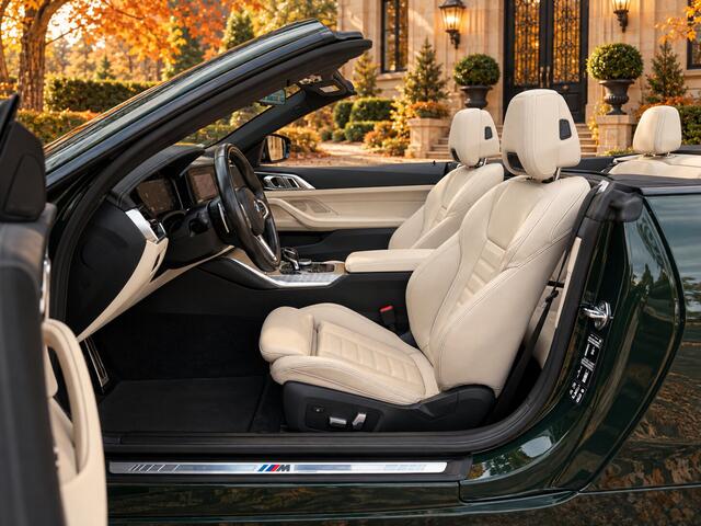 BMW 4-SERIE Cabrio M440i xDrive l Trekhaak l Head-Up l Driving Assist Prof l Nekverwarming l Top View