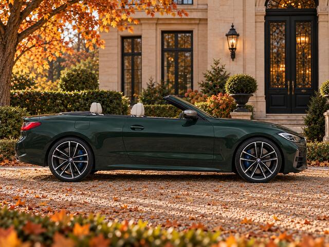 BMW 4-SERIE Cabrio M440i xDrive l Trekhaak l Head-Up l Driving Assist Prof l Nekverwarming l Top View