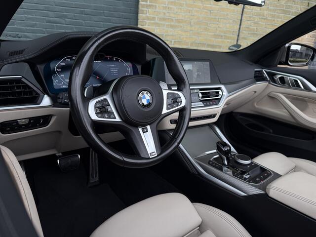 BMW 4-SERIE Cabrio M440i xDrive l Trekhaak l Head-Up l Driving Assist Prof l Nekverwarming l Top View