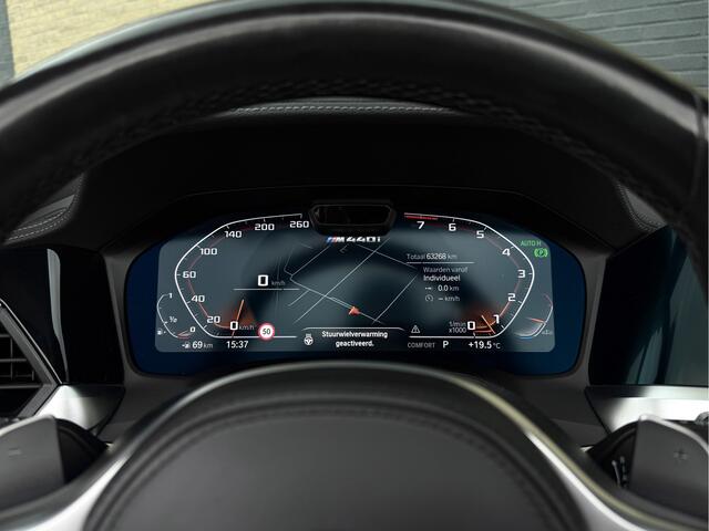 BMW 4-SERIE Cabrio M440i xDrive l Trekhaak l Head-Up l Driving Assist Prof l Nekverwarming l Top View