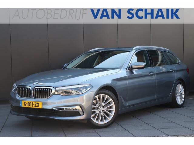 BMW 5-SERIE Touring 520i High Executive Edition | LEDER | MEMORY | PANO | STOELVERWARMING | HEAD-UP | VIRTUAL COCKPIT | PDC | CRUISE | NAVI | TREKHAAK |