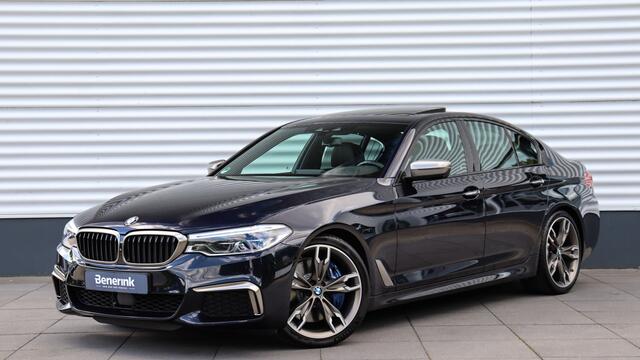 BMW 5-SERIE M550i xDrive High Executive | Massage | Bowers & Wilkins | Schuifdak | Head-up | M Onderstel Professional | Stoelventilatie
