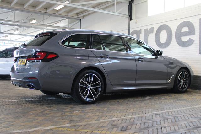BMW 5-SERIE Touring 530e High Executive M-sport | Incl. 12 maanden garantie | Assisted driving | 360° camera | Stoel/stuur verwarming | Stoelventilatie | Schuif/kantel dak | Apple carplay/Android auto | Virtual cockpit | Harman/Kardon audio |
