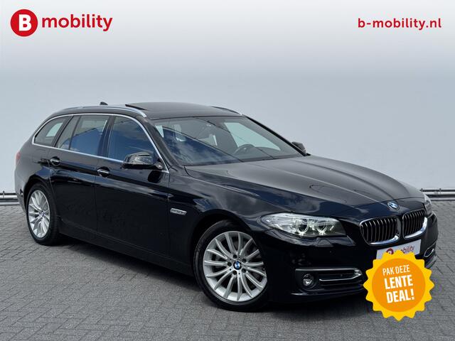 BMW 5-SERIE Touring 520i High Executive Luxury Edition | Panoramadak | Comfort Stoelen | M-Sport Stuurwiel