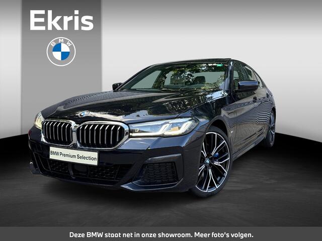 BMW 5-SERIE Sedan 530e M Sportpakket | Achteruitrijcamera | Elektrisch glazen schuif-/kanteldak | Comfortstoelen voor | BMW Head-Up Display | Driving Assistant