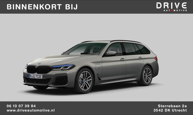 BMW 5-SERIE Touring 530e High Ex. M-sport|Laser|Leder|DrivingAss.Prof|HUD|HiFi|Trekhaak