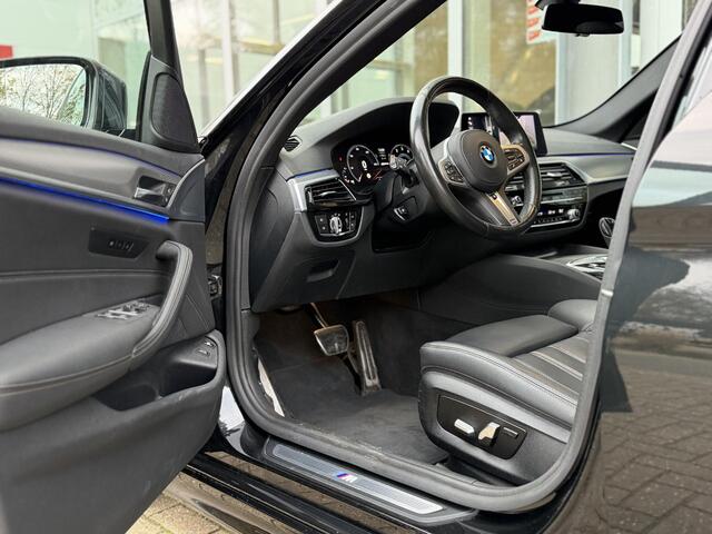 BMW 5-SERIE 530e iPerf. High Ex. M-Sport Plus |Schuif/kanteldak|Leer|Memory|Driving Ass. Plus|HUD|20"|HiFi