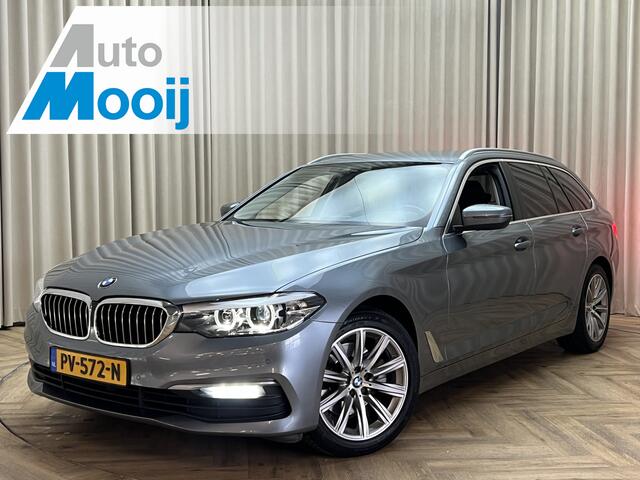 BMW 5-SERIE Touring 520i Executive *Org.NL!* Navigatie / LED / Cruise / Elektr. Klep / ECC Clima / PDC V&A / 18'' LMV
