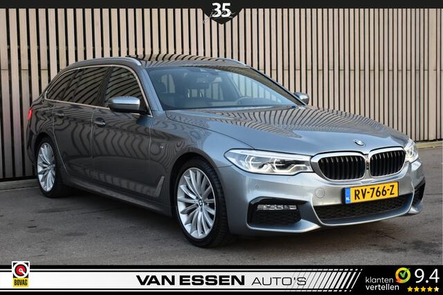 BMW 5-SERIE Touring 520i High Executive M-Sport Pano 360-Camera Leder Memory Head-Up Trekhaak!
