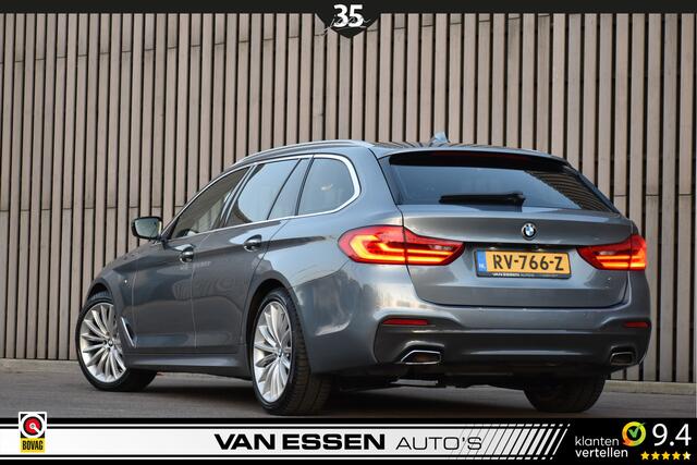 BMW 5-SERIE Touring 520i High Executive M-Sport Pano 360-Camera Leder Memory Head-Up Trekhaak!
