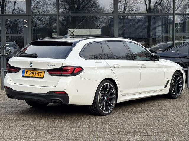 BMW 5-SERIE Touring 520i High Executive M-Sport/Panorama/Leer/Head-Up/Laser/Navi/Clima/Cruise