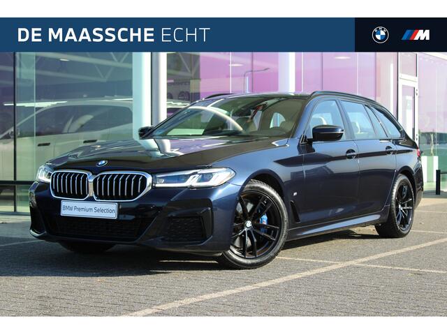 BMW 5-SERIE Touring 530i High Executive M Sport Automaat / Panoramadak / Trekhaak / Sportstoelen / M Sportonderstel / Stuurverwarming / Adaptieve LED / Stoelverwarming