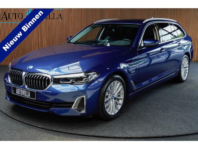 BMW 5-SERIE Touring 530e xDrive Navi Leer Camera PDC Carplay LED Climate voor & achter Elektr. achterklep Virtual Stoelverwarming DAB LM velgen