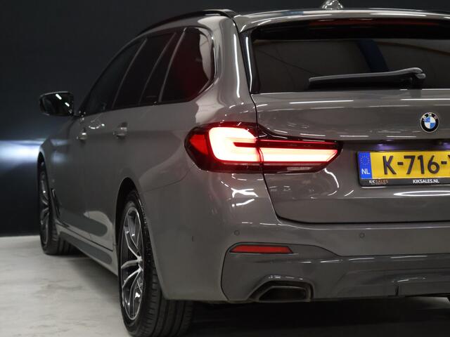 BMW 5-SERIE Touring 530e High Executive M Sport [TREKHAAK UITKLAPBAAR, SCHUIFKANTELDAK, MEMORY SEATS, ADAPTIVE CRUISE CONTROL, APPLE CARPLAY, ANDROID AUTO, HARMAN/KARDON, HUD, 360 CAMERA, NIEUWSTAAT]