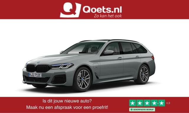 BMW 5-SERIE Touring 530e M Sport - Panoramadak - Driving Assistant Professional - Head up - Hifi - BMW Laserlight - Getinte Ruiten - Sportstoelen - Elektrisch verwarmde voorstoelen - Comfort Access -