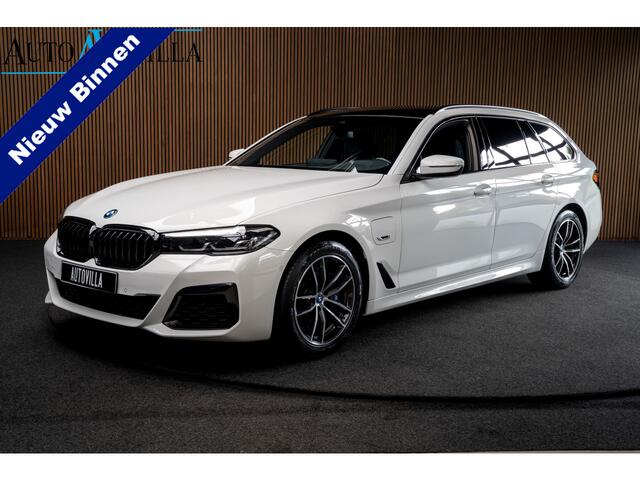 BMW 5-SERIE Touring 530e M-Sport Navi Leer Sportstoelen PDC Climate voor en achter Elektr. verstelbare stoelen Elektr. achterklep LM velgen