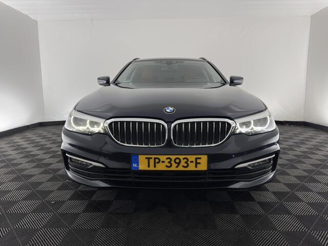 BMW 5-SERIE Touring 520d Executive Aut. *LEATHER | FULL-LED | NAVI-FULLMAP | COMFORT-SEATS | PRIVACY-GLASS | ECC | PDC | CRUISE | 17''ALU*