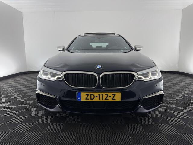 BMW 5-SERIE Touring M550d xDrive High Executive Aut. *PANO | LEATHER | BOWERS&WILKINS | ADAPTIVE-CRUISE | MASSAGE | TOP-VIEW | FULL-LED | BLIND-SPOT | MEMORY-PACK | DIGI-COCKPIT | HEATED-SPORTSEATS | KEYLESS | DAB+ | HEAD-UP | 2