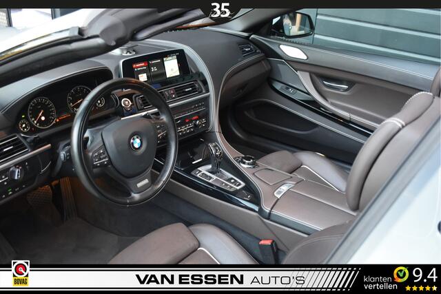 BMW 6-SERIE Cabrio 650i High Executive Individual Leder 4-Wielsturing Keyless B&O Memory Stoelkoeling NL-Auto!