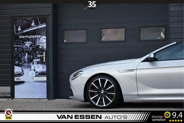 BMW 6-SERIE Cabrio 650i High Executive Individual Leder 4-Wielsturing Keyless B&O Memory Stoelkoeling NL-Auto!