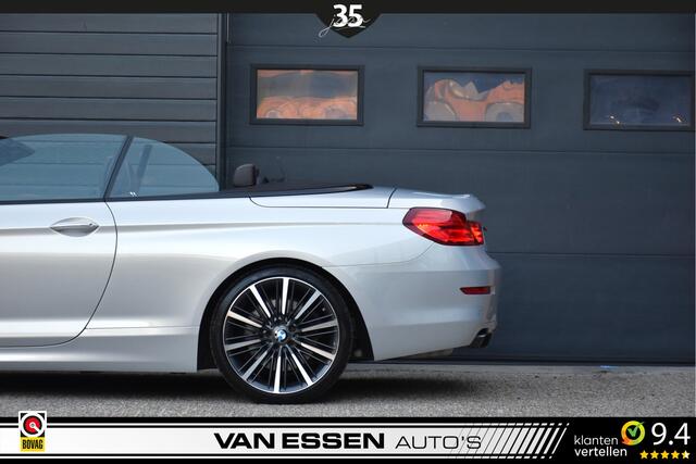 BMW 6-SERIE Cabrio 650i High Executive Individual Leder 4-Wielsturing Keyless B&O Memory Stoelkoeling NL-Auto!