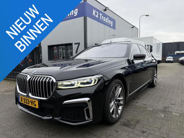 BMW 7-SERIE 745e Massage, Laser-light, 4x ventilatie seat, schuifdak, M-sport, Winterset, Display-key, Zwart leer