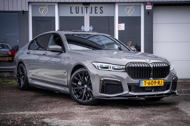 BMW 7-SERIE 745e M-Sport I Laser I Panorama I H&K I Individual I Dravitgrau I HuD I 360° I Dealer-onderhouden