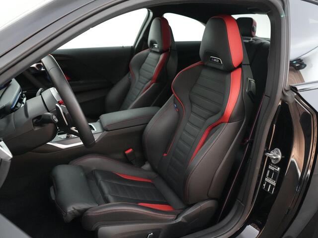 BMW M2 Coupé |480pk|BTW|Black Sapphire|M Drive Pro|M sportdiff|Adaptief M onderstel|M Compound rood|M stoelen|Harman Kardon|