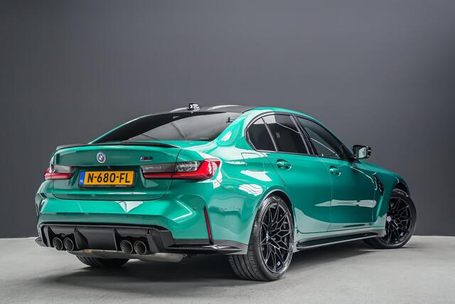 BMW M3 Competition 510pk |dealer onderhouden|Carbon dak|Carbon schaalstoelen|HUD|memory|Harman & Kardon|360 camera|Laser Light|carbon interieur|blind spot|Apple Carplay|