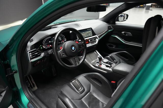 BMW M3 Competition 510pk |dealer onderhouden|Carbon dak|Carbon schaalstoelen|HUD|memory|Harman & Kardon|360 camera|Laser Light|carbon interieur|blind spot|Apple Carplay|