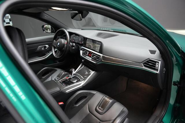 BMW M3 Competition 510pk |dealer onderhouden|Carbon dak|Carbon schaalstoelen|HUD|memory|Harman & Kardon|360 camera|Laser Light|carbon interieur|blind spot|Apple Carplay|